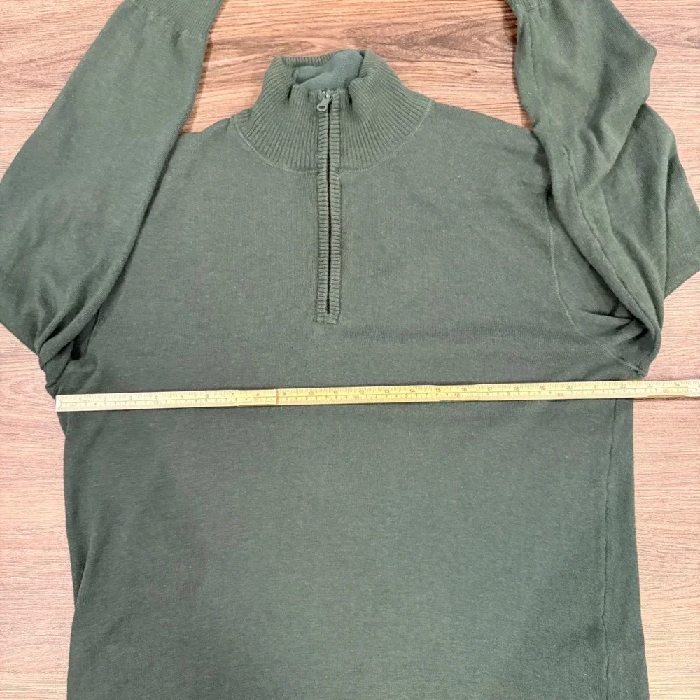 The North Face Mens Quarter Zip Pullover knit Sweater Casual Outdoors M
